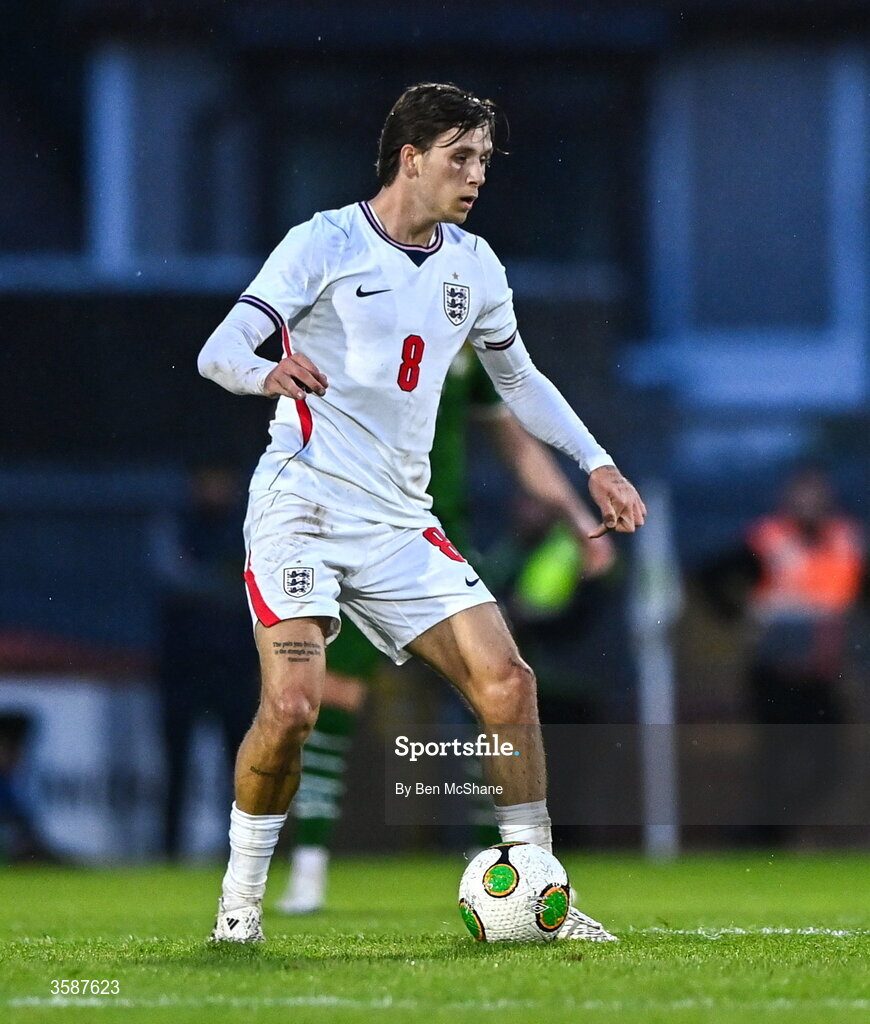6 October 2026; Sydie Peck of England during the UEFA European U21 Championship qualifier match between the Republic of Ireland and England at Turner's Cross Stadium in Cork. Photo by Ben McShane/Sportsfile