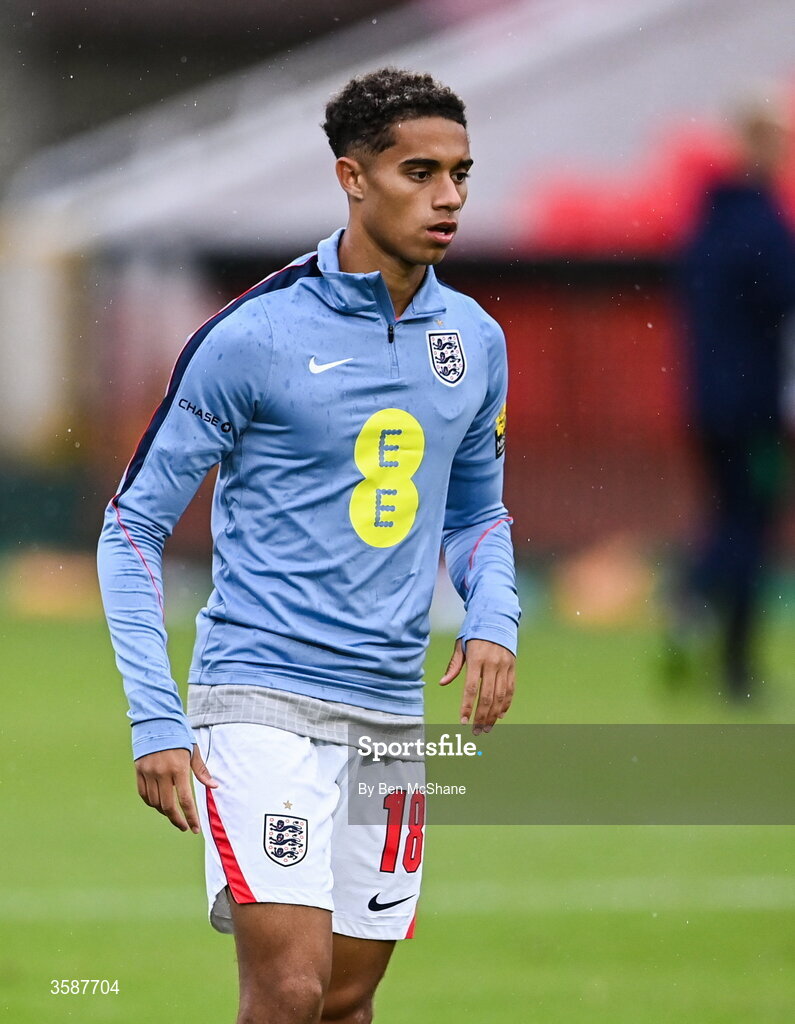 6 October 2026; Josh King of England before the UEFA European U21 Championship qualifier match between the Republic of Ireland and England at Turner's Cross Stadium in Cork. Photo by Ben McShane/Sportsfile