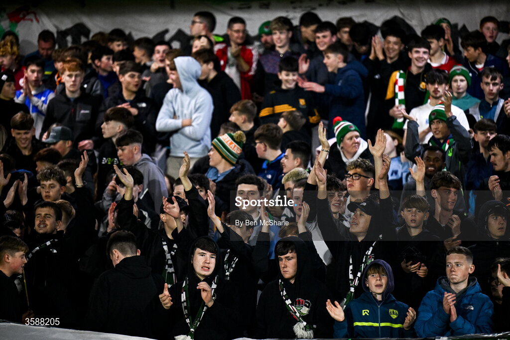 9 October 2026; Cork City supporters before the SSE Airtricity Men’s First Division match between Cork City and Finn Harps at Turner's Cross in Cork. Photo by Ben McShane/Sportsfile