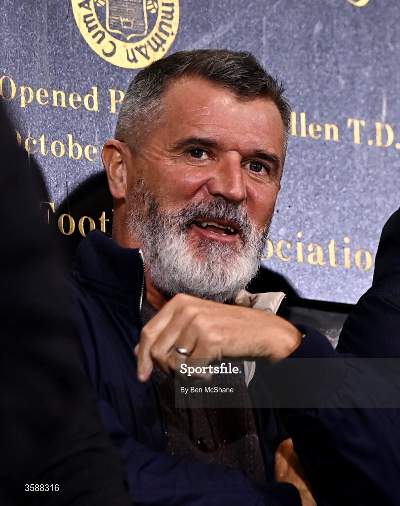 9 October 2026; Former Republic of Ireland international Roy Keane in attendance at the SSE Airtricity Men’s First Division match between Cork City and Finn Harps at Turner's Cross in Cork. Photo by Ben McShane/Sportsfile