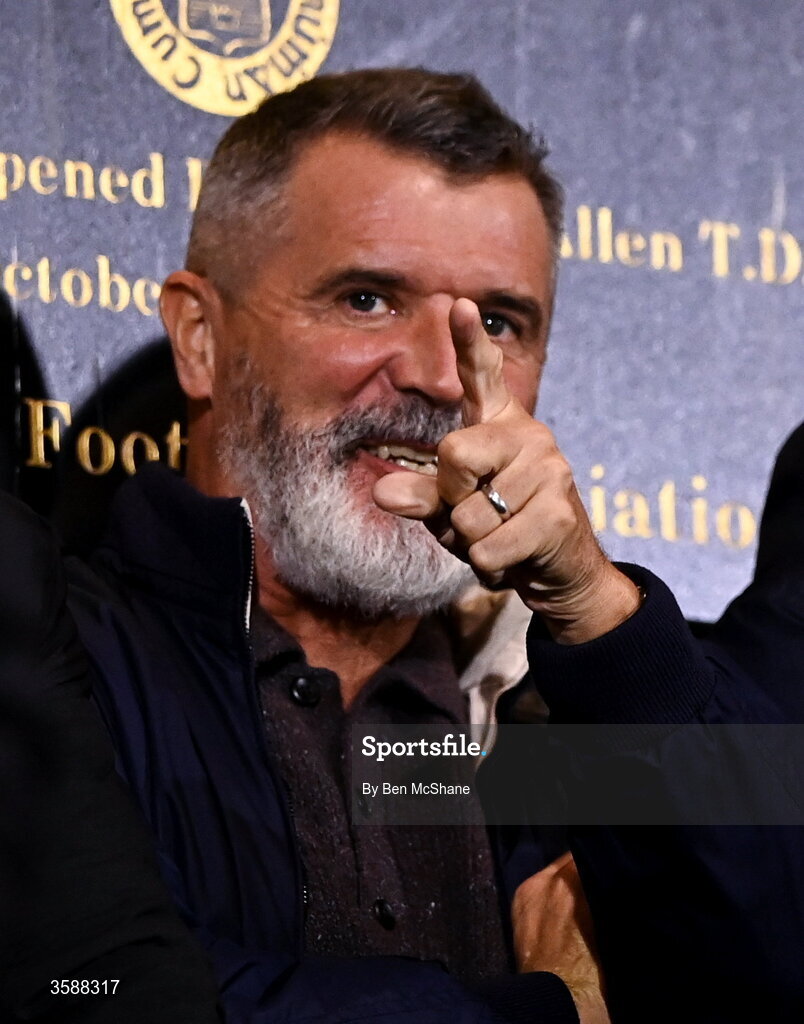9 October 2026; Former Republic of Ireland international Roy Keane in attendance at the SSE Airtricity Men’s First Division match between Cork City and Finn Harps at Turner's Cross in Cork. Photo by Ben McShane/Sportsfile