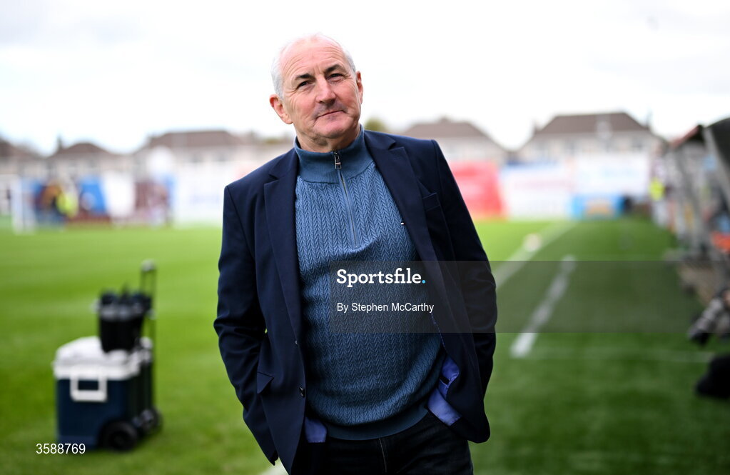 10 October 2026; Galway United manager John Caulfield before the Club Orange Men's FAI Cup semi-final match between Galway and Derry City at Eamonn Deacy Park in Galway. Photo by Stephen McCarthy/Sportsfile