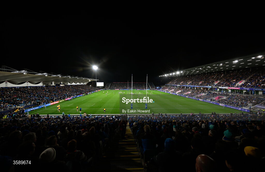 10 October 2026; A general view of Laya Arena during the United Rugby Championship match between Leinster and Cardiff at the Laya Arena in Dublin. Photo by Eakin Howard/Sportsfile