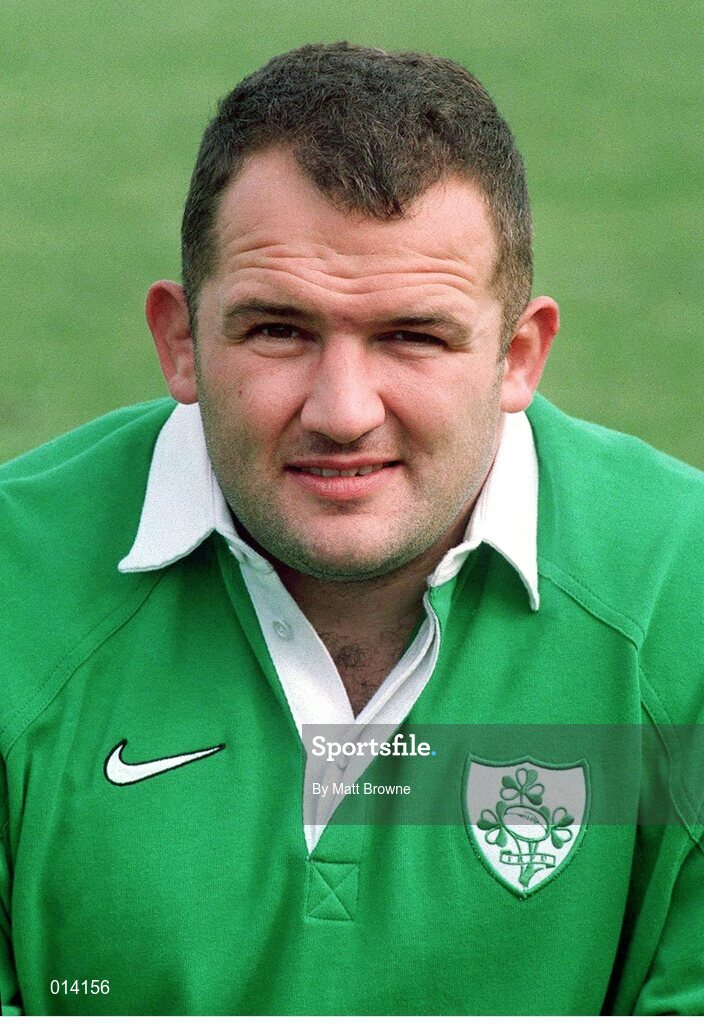 22 September 1998; Angus McKeen, Ireland. Ireland Rugby Head Shots. Picture credit: Matt Browne / SPORTSFILE