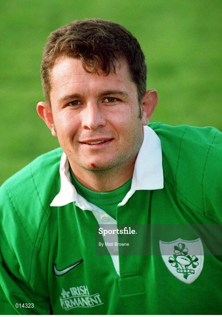 27 October 1998; Dion O'Cuinneagain, Ireland. Ireland Rugby Head Shots. Picture credit: Matt Browne / SPORTSFILE