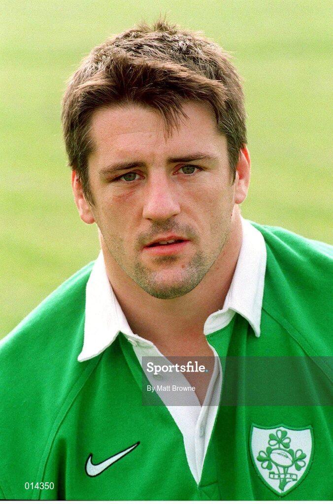 22 September 1998; Emmet Byrne, Ireland. Ireland Rugby Head Shots. Picture credit: Matt Browne / SPORTSFILE