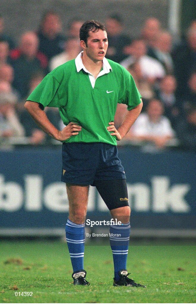 25 September1998; Girvan Dempsey, Leinster. European Rugby Cup, Leinster v Stade Francais, Donnybrook, Dublin. Picture credit: Brendan Moran / SPORTSFILE