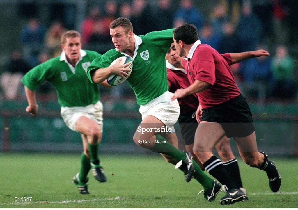 14 November 1998; Kevin Maggs, Ireland. Rugby World Cup Qualifier, Ireland v Georgia, Lansdowne Road, Dublin. Picture credit: David Maher / SPORTSFILE