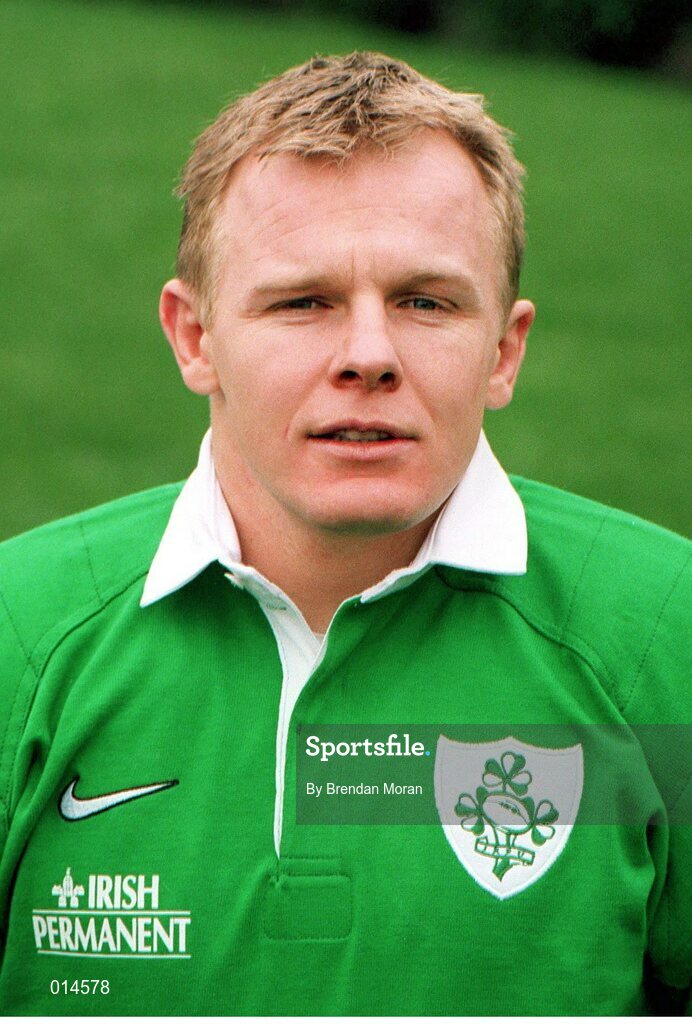 28 January 1998; Mark McCall, Ireland. Ireland Rugby Head Shots. Picture credit: Brendan Moran / SPORTSFILE