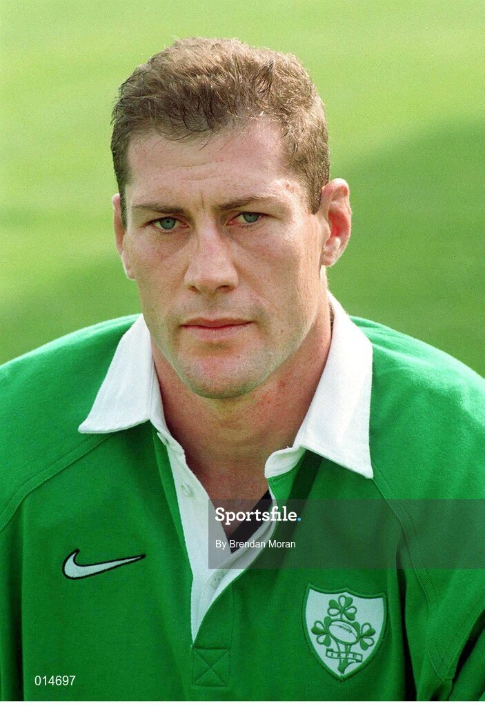 22 September 1998; Paddy Johns, Ireland. Ireland Rugby Head Shots. Picture credit: Brendan Moran / SPORTSFILE