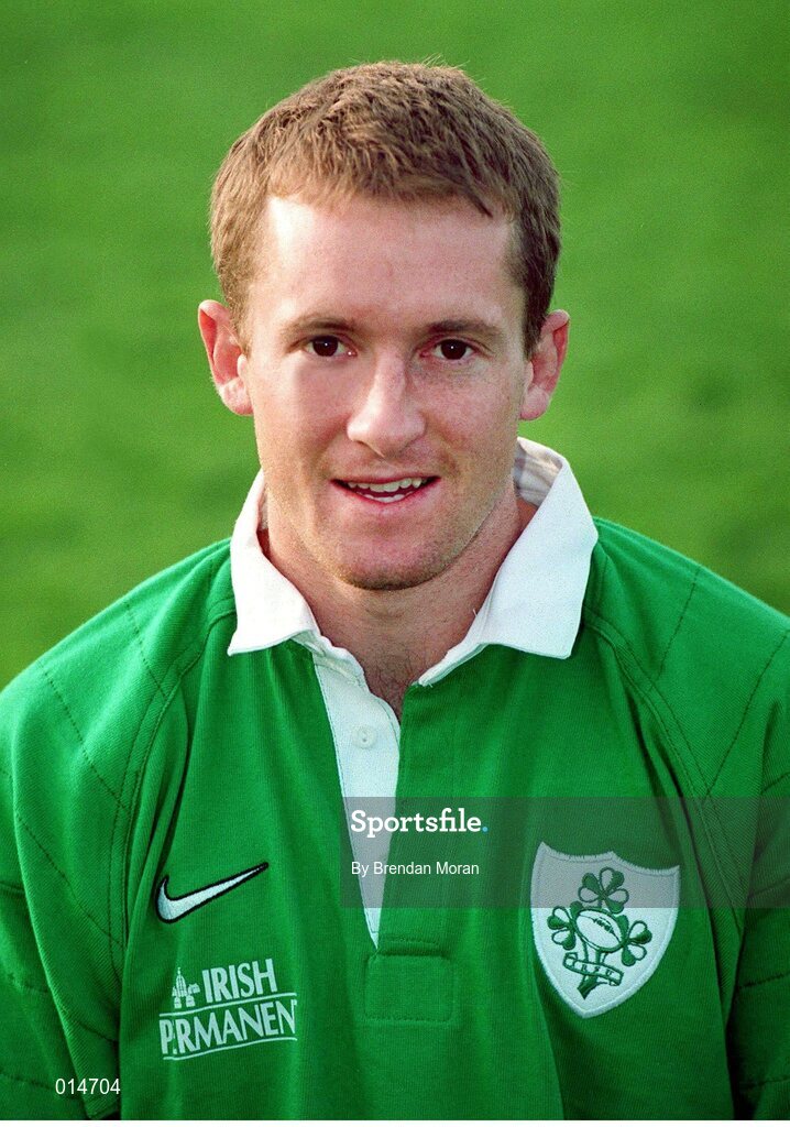 22 September 1998; Pat Duignan, Ireland. Ireland Rugby Head Shots. Picture credit: Brendan Moran / SPORTSFILE