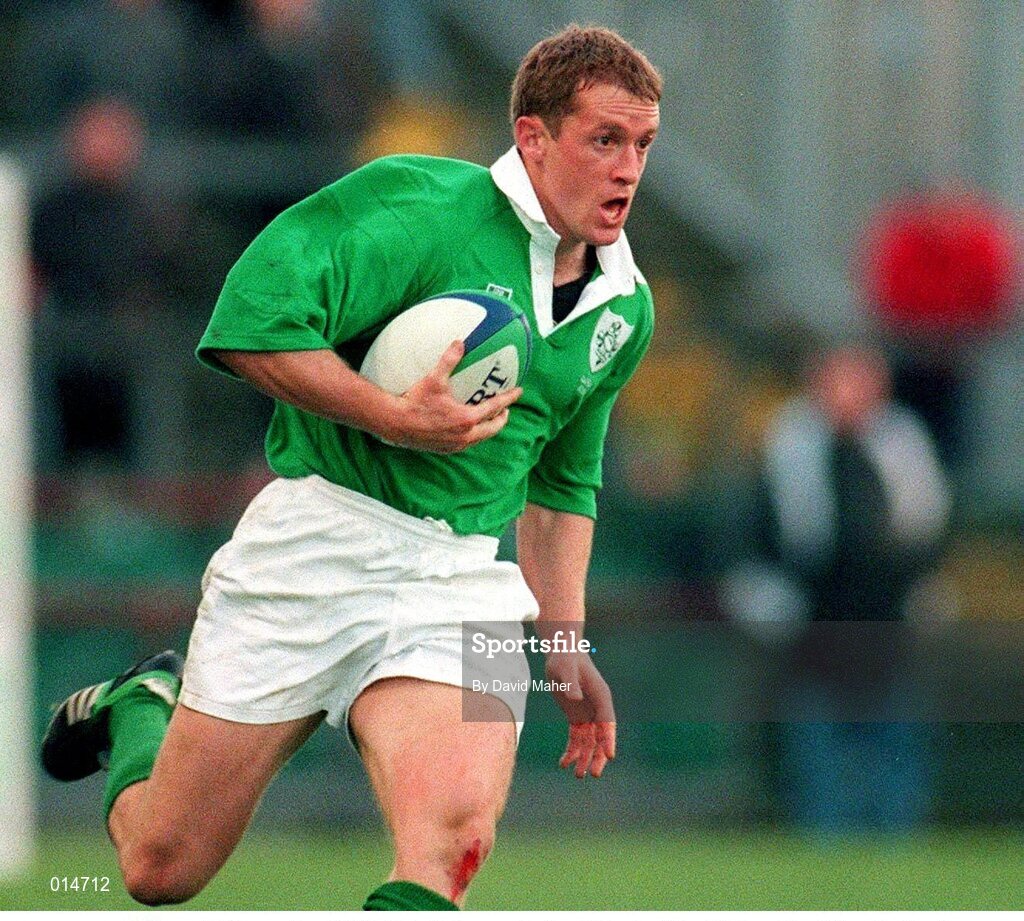14 November 1998; Pat Duignan, Ireland.Rugby World Cup Qualifier, Ireland v Georgia, Lansdowne Road, Dublin. Picture credit: David Maher / SPORTSFILE
