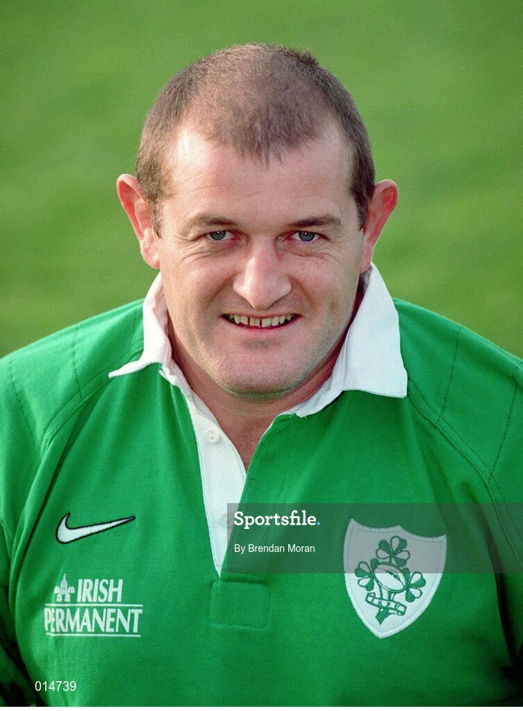 22 September 1998; Peter Clohessy, Ireland. Ireland Rugby Head Shots. Picture credit: Brendan Moran / SPORTSFILE