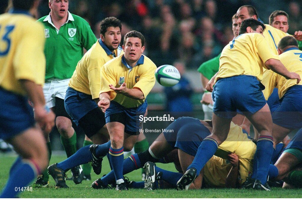 21 November 1998; Petre Mitu, Romania. Rugby World Cup Qualifier, Ireland v Romania, Lansdowne Road, Dublin. Picture credit: Brendan Moran / SPORTSFILE