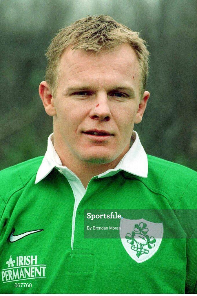 28 January 1998; Mark McCall, Ireland. Ireland Rugby Head Shots. Picture credit: Brendan Moran / SPORTSFILE