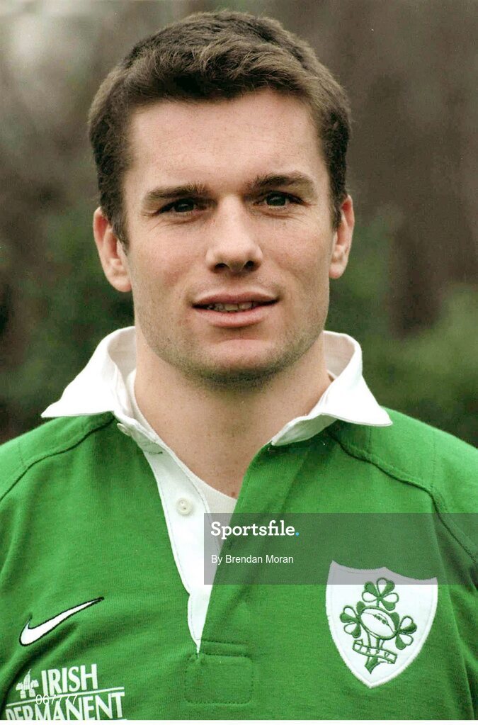 28 January 1998; Darragh O'Mahony, Ireland. Ireland Rugby Head Shots. Picture credit: Brendan Moran / SPORTSFILE