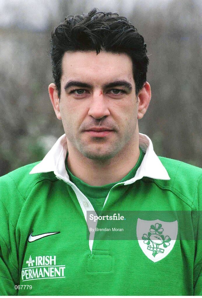28 January 1998; Dylan O'Grady, Ireland. Ireland Rugby Head Shots. Picture credit: Brendan Moran / SPORTSFILE