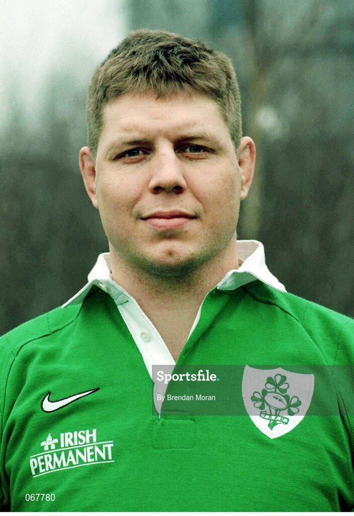 28 January 1998; Gabriel Fulcher, Ireland. Ireland Rugby Head Shots. Picture credit: Brendan Moran / SPORTSFILE