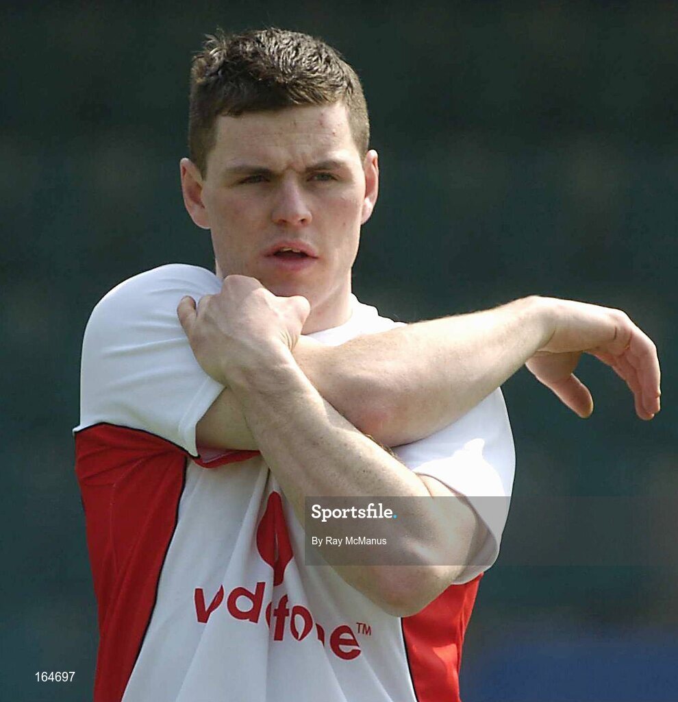 21 January 2005; Conor Gormley, Tyrone, during training in advance of the 2004 Vodafone All-Stars Exhibition Game, 2003 Vodafone All-Stars v 2004 Vodafone All-Stars, Hong Kong Football Club, Hong Kong. Picture credit; Ray McManus / SPORTSFILE