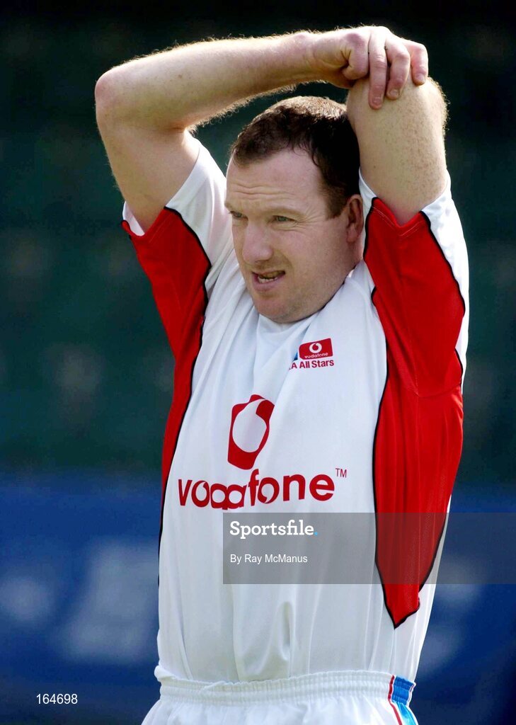 21 January 2005; Adrian Sweeney, Donegal, during training in advance of the  2004 Vodafone All-Stars Exhibition Game, 2003 Vodafone All-Stars v 2004 Vodafone All-Stars, Hong Kong Football Club, Hong Kong, China. Picture credit; Ray McManus / SPORTSFILE