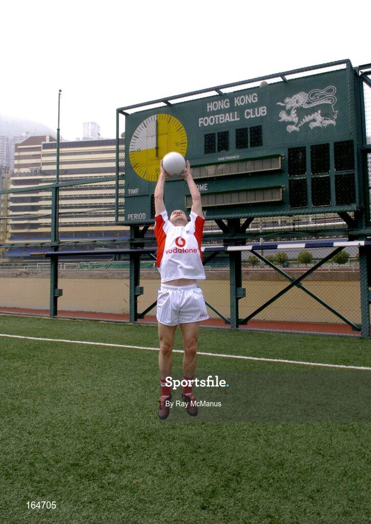 21 January 2005; Peter Canavan, Tyrone, during training in advance of the 2004 Vodafone All-Stars Exhibition Game, 2003 Vodafone All-Stars v 2004 Vodafone All-Stars, Hong Kong Football Club, Hong Kong. Picture credit; Ray McManus / SPORTSFILE