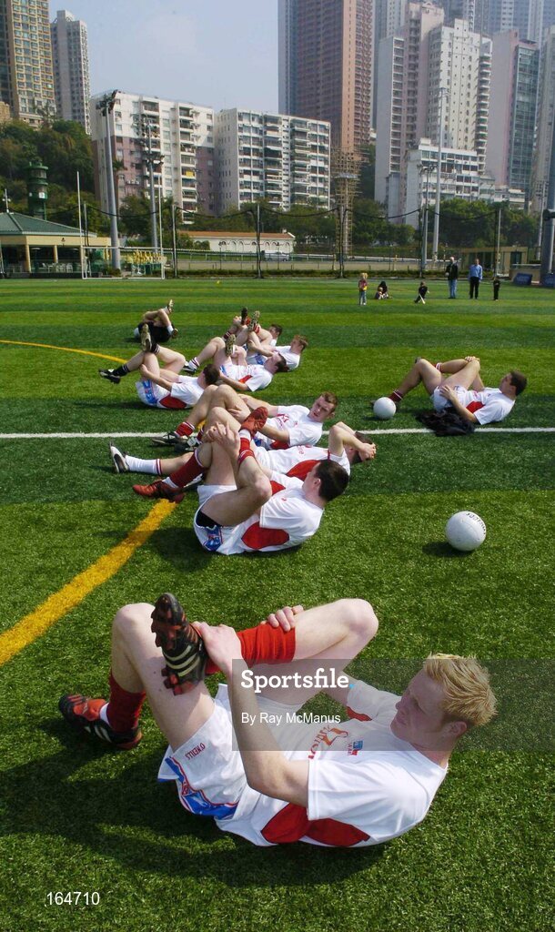 21 January 2005; Padraig Clancy, Laois, during training in advance of the 2004 Vodafone All-Stars Exhibition Game, 2003 Vodafone All-Stars v 2004 Vodafone All-Stars, Hong Kong Football Club, Hong Kong. Picture credit; Ray McManus / SPORTSFILE