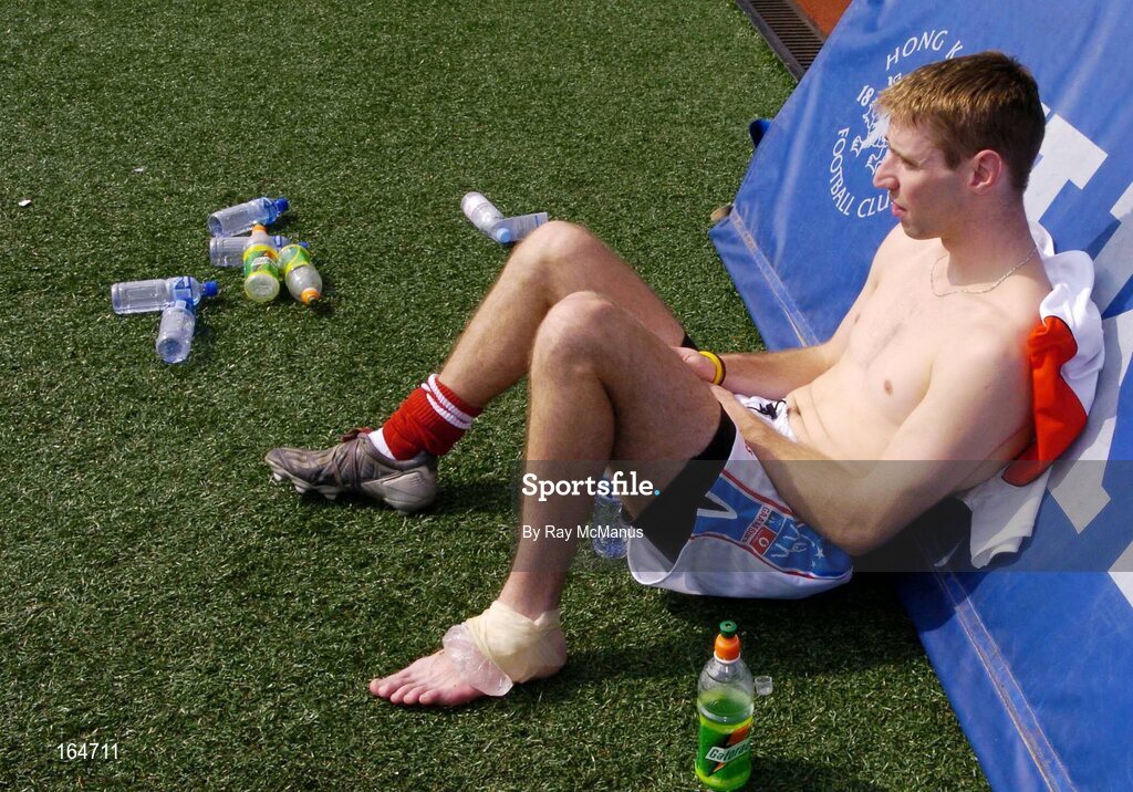 21 January 2005; Matty Forde, Wexford, after a training session in advance of the 2004 Vodafone All-Stars Exhibition Game, 2003 Vodafone All-Stars v 2004 Vodafone All-Stars, Hong Kong Football Club, Hong Kong, China. Picture credit; Ray McManus / SPORTSFILE