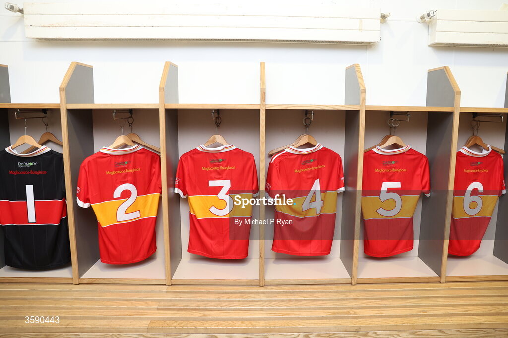 11 October 2026; A general view of the Moycarkey-Borris dressingroom before the Tipperary County Senior Club Hurling Championship final match between Moycarkey-Borris and Thurles Sarsfields at FBD Semple Stadium in Thurles, Tipperary. Photo by Michael P Ryan/Sportsfile