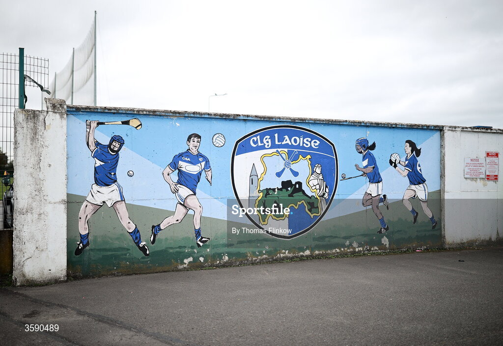 11 October 2026; A general view of Laois Hire O'Moore Park before the Laois County Senior Club Football Championship final match between Courtwood and Portarlington at Laois Hire O'Moore Park in Portlaoise, Laois. Photo by Thomas Flinkow/Sportsfile