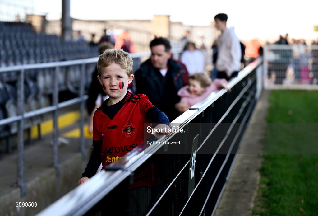 11 October 2026; Supporters arrive before the Sligo County Senior Club Football Championship final match between Shamrock Gaels and St Mary's at Markievicz Park in Sligo. Photo by Eakin Howard/Sportsfile