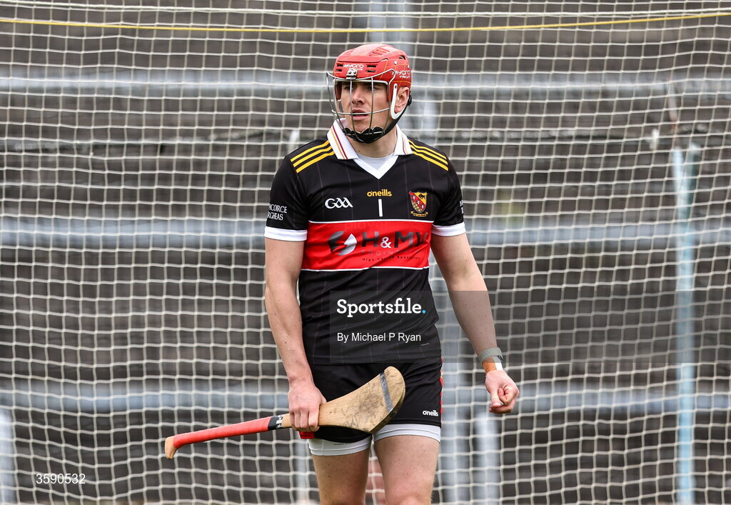 11 October 2026; Moycarkey-Borris goalkeeper Rhys Shelly before the Tipperary County Senior Club Hurling Championship final match between Moycarkey-Borris and Thurles Sarsfields at FBD Semple Stadium in Thurles, Tipperary. Photo by Michael P Ryan/Sportsfile