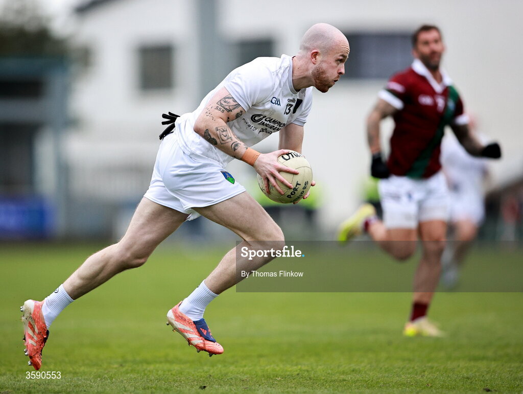 11 October 2026; Cian Doyle of Courtwood during the Laois County Senior Club Football Championship final match between Courtwood and Portarlington at Laois Hire O'Moore Park in Portlaoise, Laois. Photo by Thomas Flinkow/Sportsfile