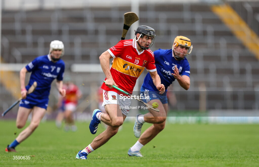 11 October 2026; Jack Hayes of Moycarkey-Borris in action against Conor Stakelum of Thurles Sarsfields during the Tipperary County Senior Club Hurling Championship final match between Moycarkey-Borris and Thurles Sarsfields at FBD Semple Stadium in Thurles, Tipperary. Photo by Michael P Ryan/Sportsfile