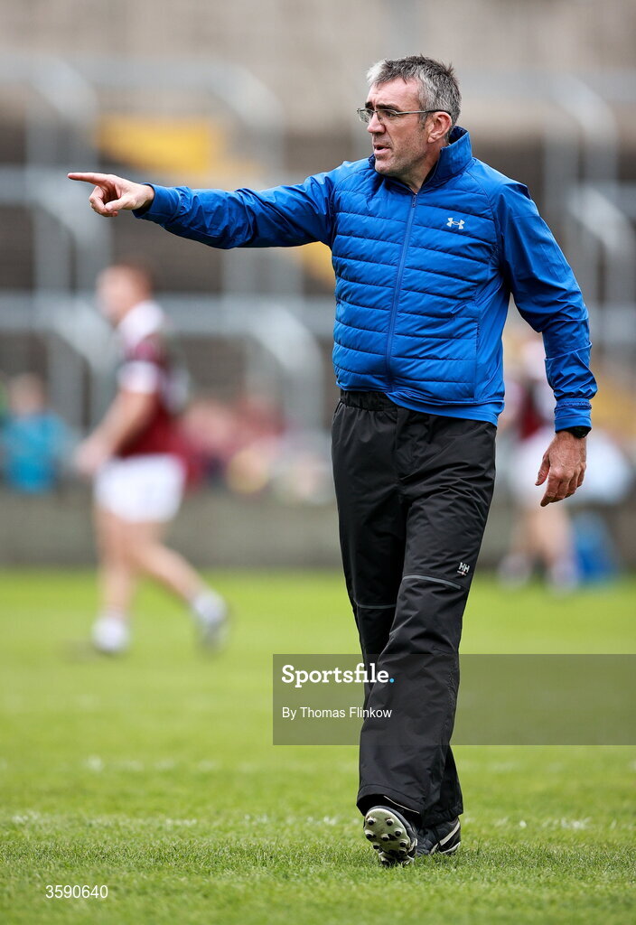 11 October 2026; Portarlington coach Johnny Doyle before the Laois County Senior Club Football Championship final match between Courtwood and Portarlington at Laois Hire O'Moore Park in Portlaoise, Laois. Photo by Thomas Flinkow/Sportsfile