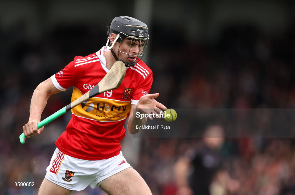 11 October 2026; Jack Hayes of Moycarkey-Borris scores a point during the Tipperary County Senior Club Hurling Championship final match between Moycarkey-Borris and Thurles Sarsfields at FBD Semple Stadium in Thurles, Tipperary. Photo by Michael P Ryan/Sportsfile