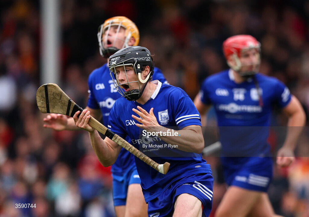 11 October 2026; Eoin Purcell of Thurles Sarsfields reacts to a missed opportunity on goal during the Tipperary County Senior Club Hurling Championship final match between Moycarkey-Borris and Thurles Sarsfields at FBD Semple Stadium in Thurles, Tipperary. Photo by Michael P Ryan/Sportsfile