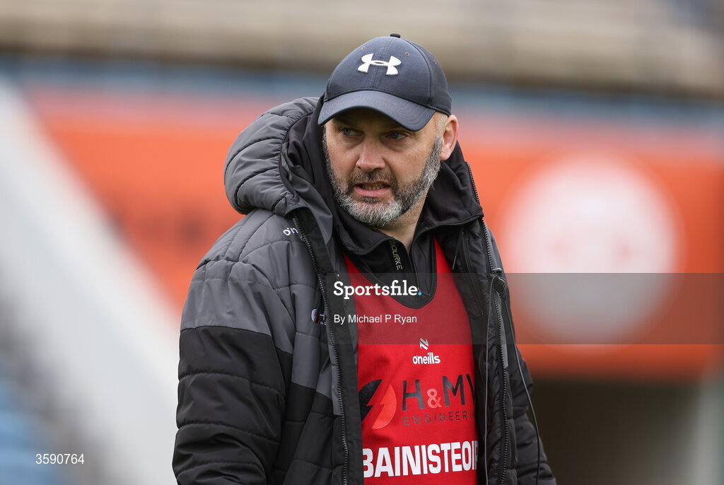 11 October 2026; Moycarkey-Borris manager Denis Kelly during the Tipperary County Senior Club Hurling Championship final match between Moycarkey-Borris and Thurles Sarsfields at FBD Semple Stadium in Thurles, Tipperary. Photo by Michael P Ryan/Sportsfile