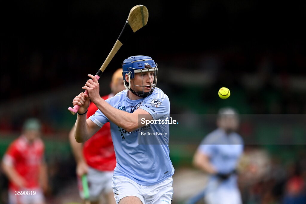 11 October 2026; Keith Dempsey of Na Piarsaigh scores a point during the Limerick County Senior Hurling semi-final match between Doon and Na Piarsaigh at TUS Gaelic Grounds in Limerick. Photo by Tom Beary/Sportsfile