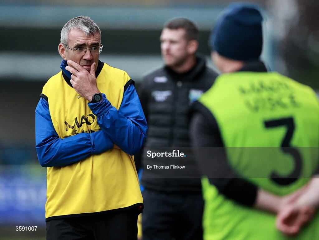 11 October 2026; Portarlington coach Johnny Doyle during the Laois County Senior Club Football Championship final match between Courtwood and Portarlington at Laois Hire O'Moore Park in Portlaoise, Laois. Photo by Thomas Flinkow/Sportsfile