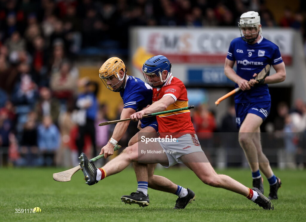 11 October 2026; Kevin Hayes of Moycarkey-Borris in action against Kieran Rossiter of Thurles Sarsfields during the Tipperary County Senior Club Hurling Championship final match between Moycarkey-Borris and Thurles Sarsfields at FBD Semple Stadium in Thurles, Tipperary. Photo by Michael P Ryan/Sportsfile