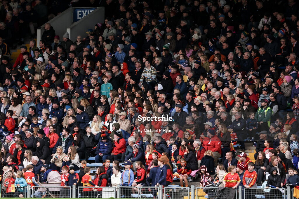 11 October 2026; Spectators watch on during the Tipperary County Senior Club Hurling Championship final match between Moycarkey-Borris and Thurles Sarsfields at FBD Semple Stadium in Thurles, Tipperary. Photo by Michael P Ryan/Sportsfile