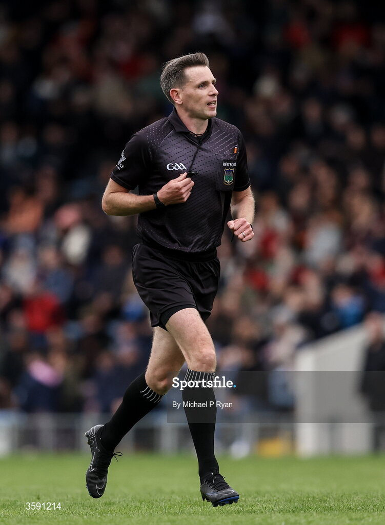 11 October 2026; Referee Ciaran O'Donovan during the Tipperary County Senior Club Hurling Championship final match between Moycarkey-Borris and Thurles Sarsfields at FBD Semple Stadium in Thurles, Tipperary. Photo by Michael P Ryan/Sportsfile