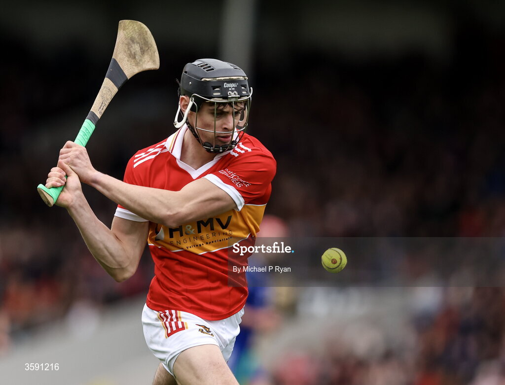 11 October 2026; Jack Hayes of Moycarkey-Borris scores a point during the Tipperary County Senior Club Hurling Championship final match between Moycarkey-Borris and Thurles Sarsfields at FBD Semple Stadium in Thurles, Tipperary. Photo by Michael P Ryan/Sportsfile