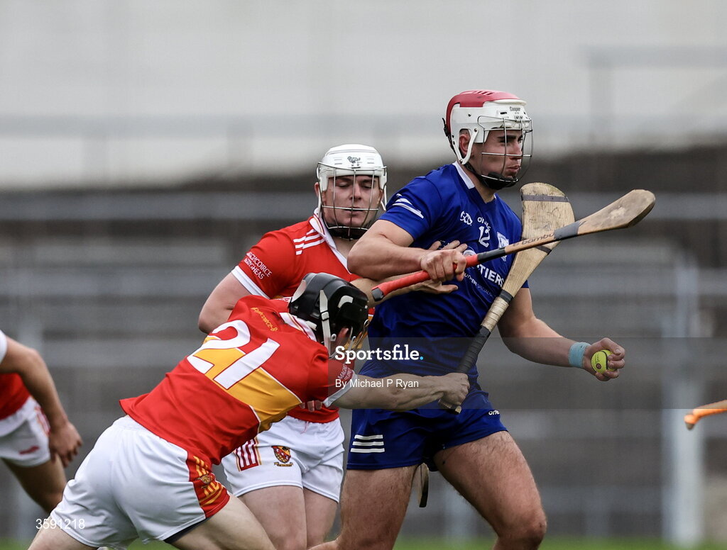 11 October 2026; Euan Murray of Thurles Sarsfields is tackled by Pat Molloy of Moycarkey-Borris during the Tipperary County Senior Club Hurling Championship final match between Moycarkey-Borris and Thurles Sarsfields at FBD Semple Stadium in Thurles, Tipperary. Photo by Michael P Ryan/Sportsfile