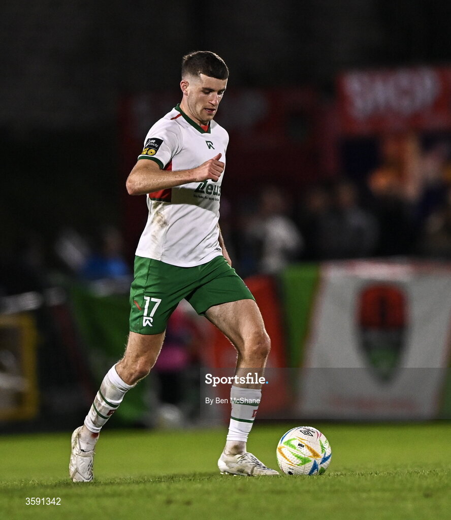 9 October 2026; Darragh Crowley of Cork City during the SSE Airtricity Men’s First Division match between Cork City and Finn Harps at Turner's Cross in Cork. Photo by Ben McShane/Sportsfile