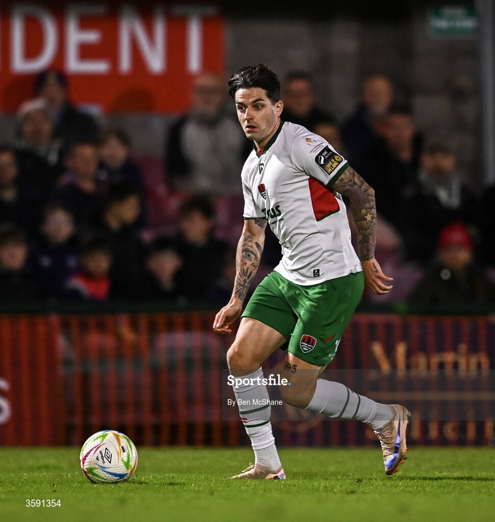 9 October 2026; Ruairi Keating of Cork City during the SSE Airtricity Men’s First Division match between Cork City and Finn Harps at Turner's Cross in Cork. Photo by Ben McShane/Sportsfile