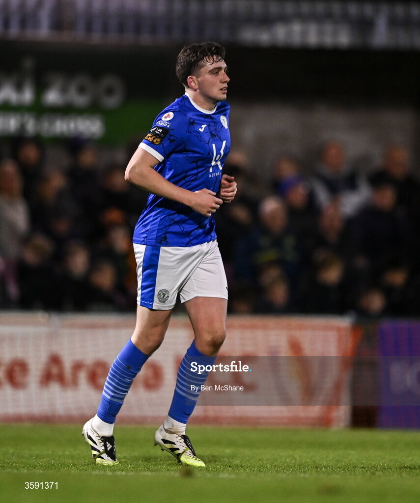 9 October 2026; Joel Bradley-Walsh of Finn Harps during the SSE Airtricity Men’s First Division match between Cork City and Finn Harps at Turner's Cross in Cork. Photo by Ben McShane/Sportsfile