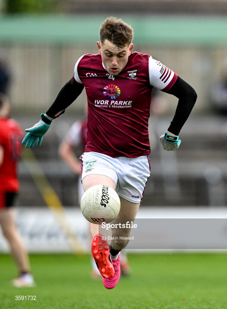 11 October 2026; Karl McKenna of Shamrock Gaels in action during the Sligo County Senior Club Football Championship final match between Shamrock Gaels and St Mary's at Markievicz Park in Sligo. Photo by Eakin Howard/Sportsfile