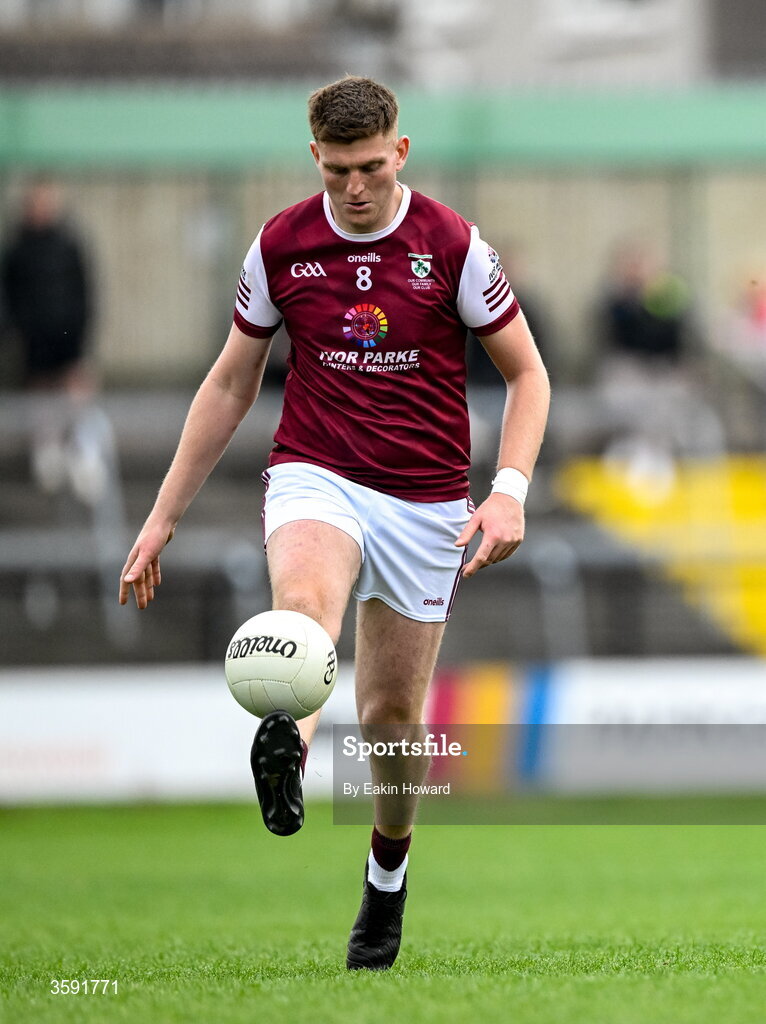 11 October 2026; Dillon McDermott of Shamrock Gaels in action during the Sligo County Senior Club Football Championship final match between Shamrock Gaels and St Mary's at Markievicz Park in Sligo. Photo by Eakin Howard/Sportsfile