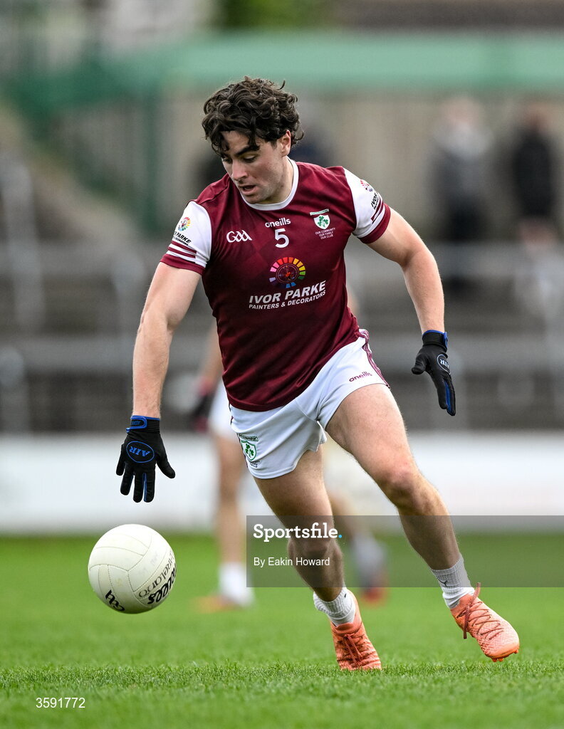 11 October 2026; Sean Carroll of Shamrock Gaels in action during the Sligo County Senior Club Football Championship final match between Shamrock Gaels and St Mary's at Markievicz Park in Sligo. Photo by Eakin Howard/Sportsfile